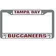 Tampa Bay Buccaneers NFL Chrome License Plate Frame Tampa Bay Buccaneers NFL Chrome License Plate Frame