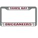Sporting Goods : Tampa Bay Buccaneers NFL Chrome License Plate Frame