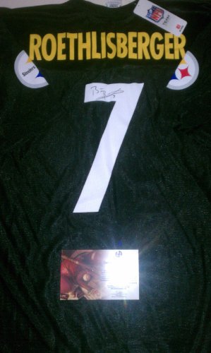 Ben Roethlisberger Signed Pittsburgh Steelers Football Jersey
