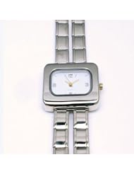 Add A Link Of Charm Italian Charm Watch White Rectangular Mega