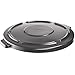 Rubbermaid Commercial Products BRUTE Heavy-Duty Round Trash/Garbage Lid, 20-Gallon, Gray, Outdoor Waste Container for Home/Garage/Mall/Office/Stadium/Bathroom