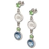 Seattle Seahawks Crystal Logo Earrings