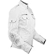 Speed and Strength Little Miss Dangerous Women's Textile Street Motorcycle Jacket w/ Free B&F Heart Sticker - White