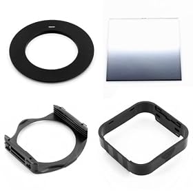55MM RING ADAPTER+GRADUAL ND2 SQUARE FILTER+ HOLDER +HOOD FOR COKIN P SERIES