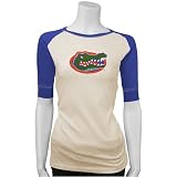 Florida Gators Cream Ladies Team Logo Raglan T-shirt