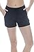90 Degree By Reflex Womens Soft Sweat Shorts High Waisted Drawstring Lounge Shorts with Pockets - Heather Charcoal - Small