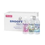 【軟水】スヌーピー　水　ミネラルウォーター　500ml×24本（赤ちゃんのミルクにも最適） SNOOPY