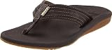 Reef Men's Leather Playa Keimow Thong Sandal