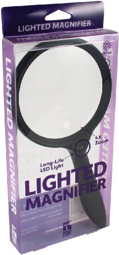 Childrens Toyshop  Kitchen & Housewares : LIGHTED MAGNIFIER 4-BLACK