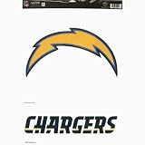SAN DIEGO CHARGERS REMOVABLE CAR TRUCK WINDOW WALL DECAL SET (2)