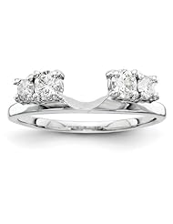 Ann Harrington Jewelry 14k White Gold 1/2 Ct Tw Diamond Ring Wrap