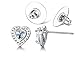 Women Earrings Heart Diamond Cubic Zirconia Stud Earrings for Women Earrings Studs Fashion Jewlery Ear Studs