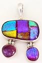 Dynamic Dichroic Glass Pendant
