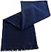 Solid Color Design High Grade Cashmere Blend 2 Ply Shawl Handmade in Nepal NEW