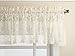 Lorraine Home Fashions Priscilla 60-inch x 12-inch Valance, Ivory