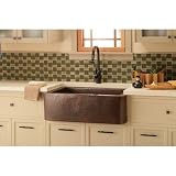 Farmhouse Hand Hammered Kitchen Sink Finish: Antique
