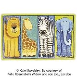 Wild Animals Bath Rug