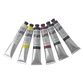 OIL PAINT SET 6 60ml tubes by Alvin