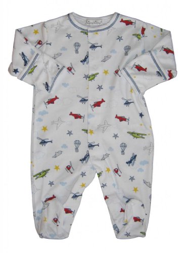 Kissy Kissy Baby-Boys Aviators Print Footie