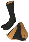RIKIO Black Winter Jika-Tabi (outdoor tabi - jikatabi)