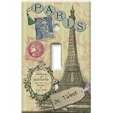 Paris Je T'aime Switch Plate - Single Toggle