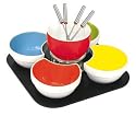Orka A47625 Half Moon Serving Fondue Set