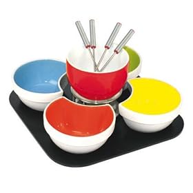 Orka A47625 Half Moon Serving Fondue Set by Orka Mastrad