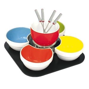 Orka A47625 Half Moon Serving Fondue Set by Orka Mastrad