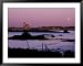 Full Moon over Fort Foster, Piscataqua River, Maine, USA Framed Art Poster Print by Jerry & Marcy Monkman, 49x39