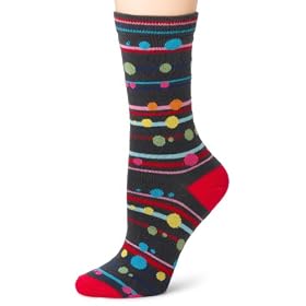 Ozone Design Women's Striped Dots Sock