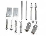 Spectre 8701 Air Intake Mounting Bracket kit Universal Chrome 1 Kit
