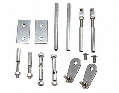 Spectre 8701 Air Intake Mounting Bracket kit Universal Chrome 1 Kit