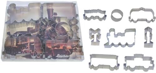 Train Tin Cookie Cutter 8 Pc Set L1841