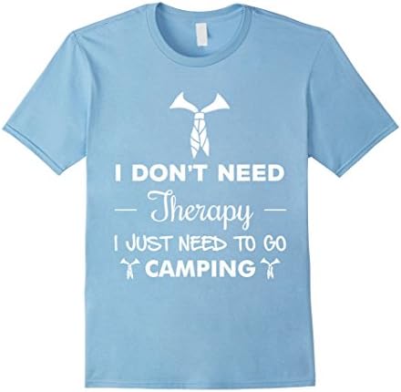 Men's I Just Need To Go Camping Scouting Scouts Outdoors T shirt Medium Baby Blue