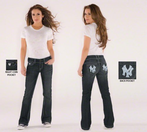 New York Yankees Women's Bootcut Jeans from Touch by Alyssa Milano