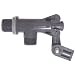 Kerick Valve PT100SS PVC Float Valve, Tank Mount, 60 gpm at 60 psi, 1" NPT Male