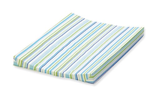 Pinolino 72585-2 - 2-Keil-Wickelmulde, Folie Streifen blau/gruen