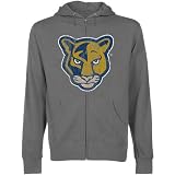NCAA Florida International Golden Panthers Distressed Secondary Lightweight Full Zip Hoodie - Gunmetal