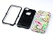 iPhone 5C Case,by ULAK,Soft TPU Skin and Hard Inner Shell Solid PC Back,Anti Scratch,Dust Plug,Hybrid Dual Layer Cover,for iPhone 5C Paisley Flower+Black PC