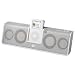 Logitech mm50 Portable Speakers for iPod - Portable speakers with digital player dock for iPod - white