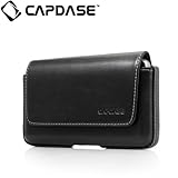 CAPDASE 日本正規品 Klip Holster Curve Mett 129A, Black スマートフォン用 よこ型 クリップ ホルスター カーブ・メット(iPhone5対応), ブラック SL00P129A-K301