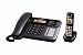 KX-TG 6461 ET Black Dual Phone Corded / Cordless