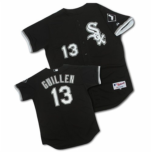 Chicago White Sox Authentic Ozzie Guillen Alternate Home 1 Jersey