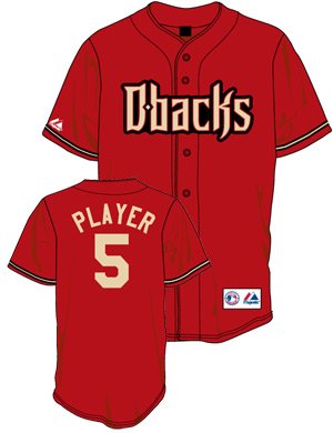 Justin Upton Jersey: Arizona Diamondbacks Adult ALTERNATE Red #10
