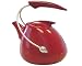 Calypso Basics 2-1/5-Quart Enamel-on-Steel Teakettle, Red