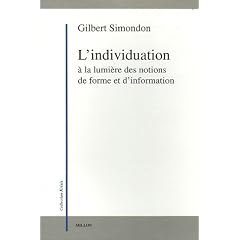 L'individuation � la lumi�re des notions de forme et d'information