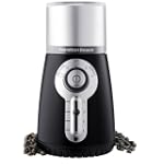 Hamilton Beach 80374 Custom Grind Hands-Free Coffee Grinder, Black