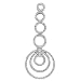 18kt White Gold Chic Diamond Fashion Pendant