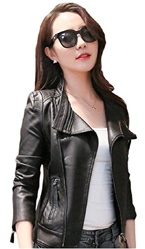 レディース 秋物 PUレザージャケット フェイクレザー ライダースジャケット ソリッドカラー セクシー シンプル 革ジャケット Leather Jacket スリム テーラード 柔らか 袖口ジッパー ショート丈 カジュアルアウター 大人カジュアル ジッパー付きジャンバー 前開き サイドポケット 長袖 オシャレ ブルゾン レジャー デート アウトドアジャケット 上着 ベーシック トップス 人気 流行 トラベル トレンド 選べる3色 Mサイズから5XLサイズまで オリジナルアクセサリー付属 klnf000522