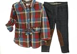 Baby Togs 2 Piece Set Plaid Tunic with Leggings